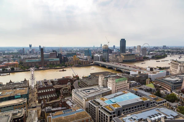 London Zjednoczone Królestwo Czerwca 2016 Panoramiczny Widok Lotu Ptaka Londyn — Zdjęcie stockowe