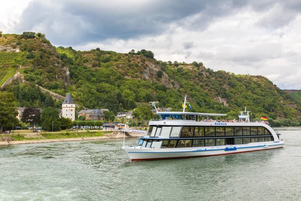 Tyskland Juni 2016 Romantiska Rhendalen Ett Vintillverkningsområde Vacker Sommardag Tyskland — Stockfoto