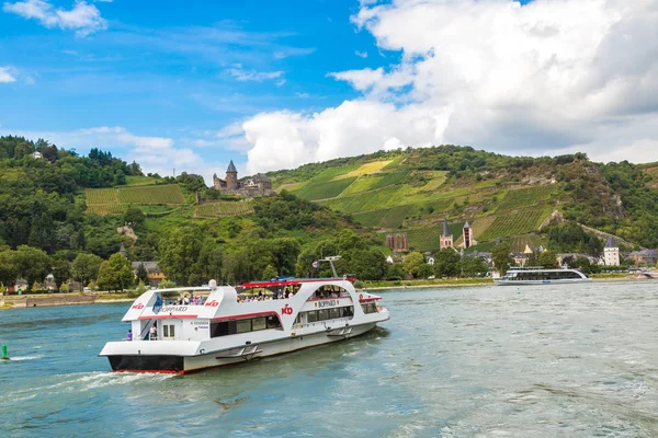 Germania Giugno 2016 Romantica Valle Del Reno Una Zona Vinicola — Foto Stock