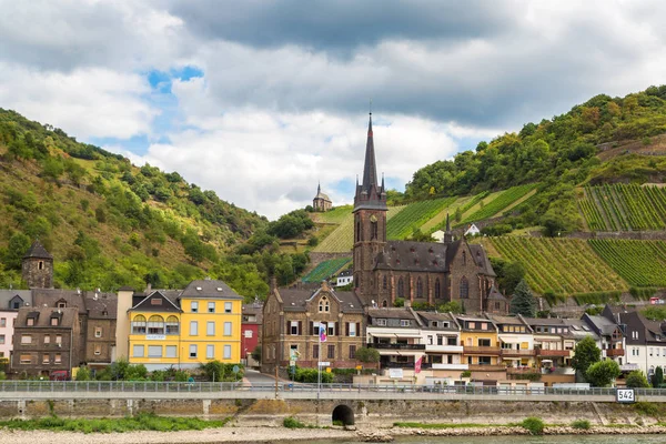 Allemagne Juin 2016 Vallée Romantique Rhin Est Une Région Viticole — Photo