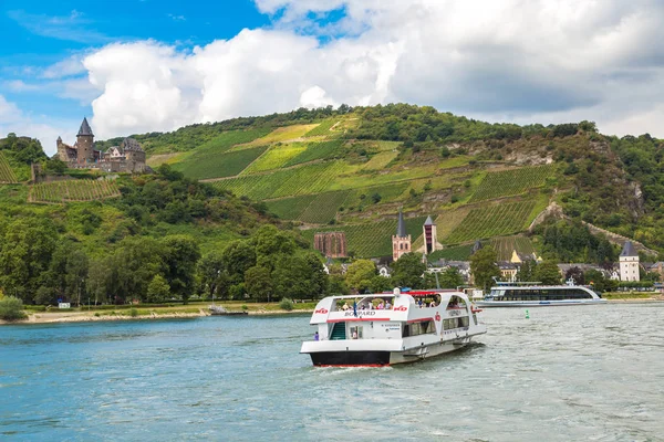 Allemagne Juin 2016 Vallée Romantique Rhin Est Une Région Viticole — Photo