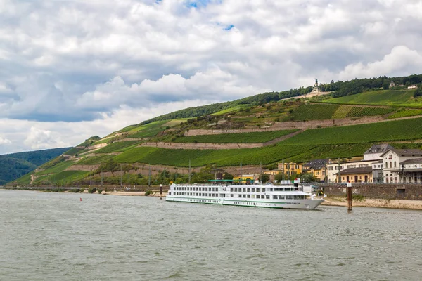 Deutschland Juni 2016 Das Romantische Rheintal Ist Ein Weinanbaugebiet Einem — Stockfoto