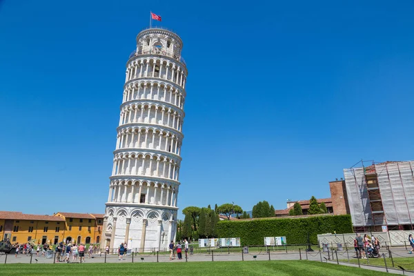 Pisa Italy Июля 2017 Года Пизанская Башня Италия Прекрасный Летний — стоковое фото