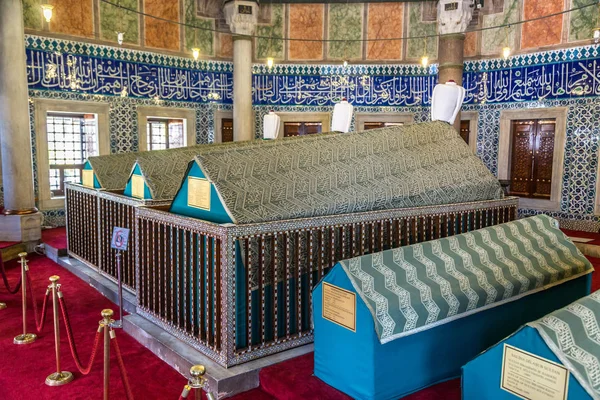 Κωνσταντινούπολη Τουρκία Ιουλίου 2017 Τάφος Του Τούρκου Σουλτάνου Σουλεϊμάν Στην — Φωτογραφία Αρχείου