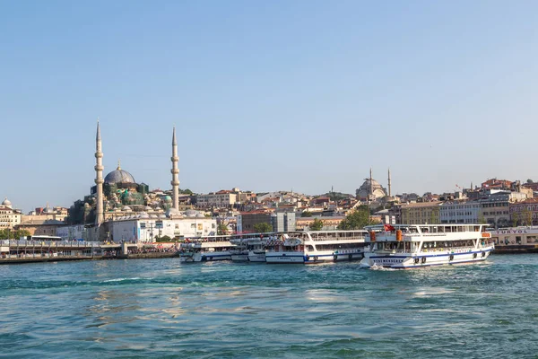 Istanbul Turkey July 2017 Passenger Ship Gulf Golden Horn Istanbul — Stock Photo, Image