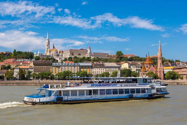 Budapest Ungern Juli 2017 Visa Budapest Med Floden Donau Ungern — Stockfoto