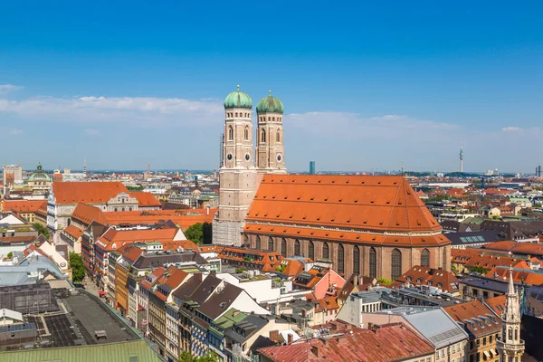 Münih Almanya Temmuz 2017 Katedrali Frauenkirche Almanya Münih Bir Güzel — Stok fotoğraf