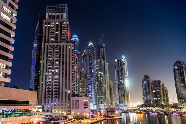 Dubai Emirati Arabi Uniti Novembre 2012 Dubai Downtown Night Scene — Foto Stock