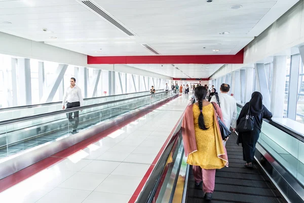 Dubai Förenade Arabemiraten November 2012 Dubai Metro Som Världens Längsta — Stockfoto