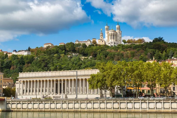 Lyon France Juillet 2017 Paysage Urbain Lyon France Par Une — Photo