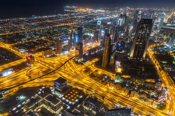 Dubai Verenigde Arabische Emiraten November 2013 Luchtfoto Van Downtown Dubai — Stockfoto