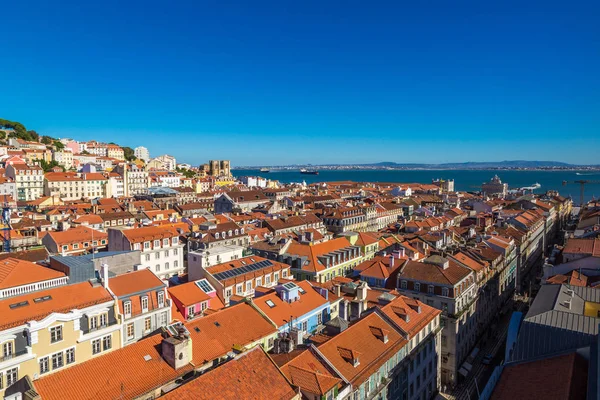 Lisbon Portugal June 2016 Panoramic Aerial View Lisbon Beautiful Summer — Stock Photo, Image