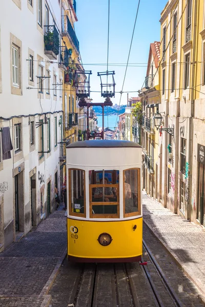 Lisbon Portugal June 2016 Gloria Funicular City Center Lisbon Beautiful — Stock Photo, Image