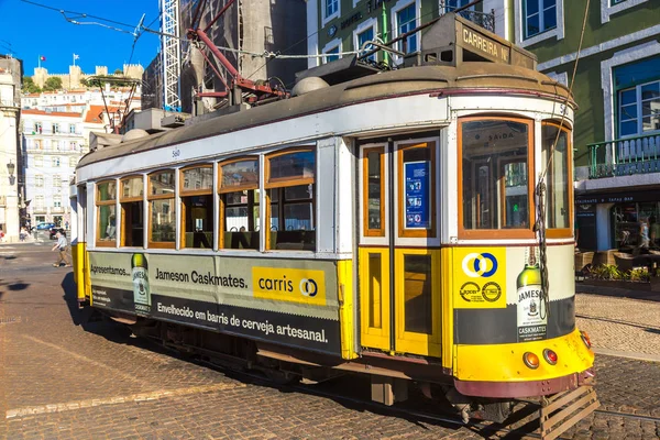 Lisbon Portugal June 2016 Vintage Tram City Center Lisbon Beautiful — Stock Photo, Image