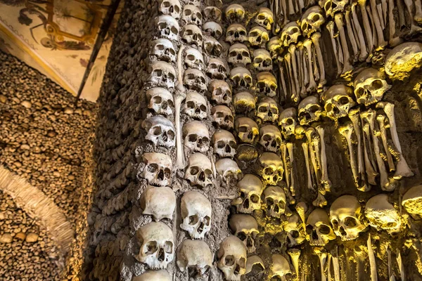 Evora Portugal Julio 2017 Capela Dos Ossos Capilla Los Huesos — Foto de Stock