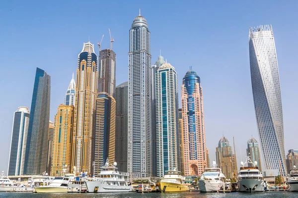 Dubai Emiratos Árabes Unidos Noviembre 2012 Edificios Modernos Dubai Marina — Foto de Stock
