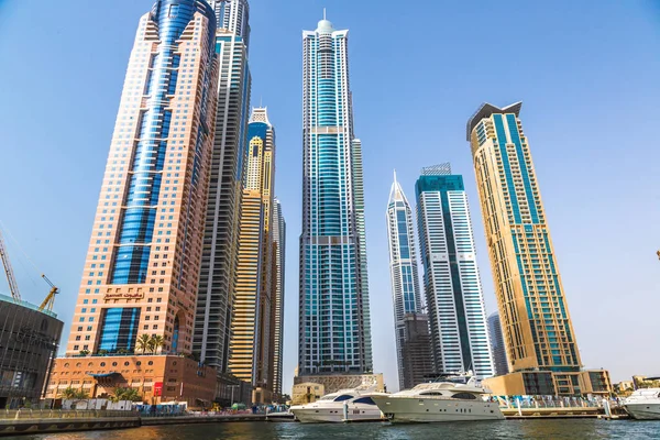 Dubai Emiratos Árabes Unidos Noviembre 2013 Edificios Modernos Dubai Marina — Foto de Stock