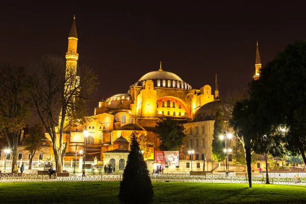 Stambuł Turcja Czerwca 2015 Muzeum Ayasofya Hagia Sophia Parku Sultan — Zdjęcie stockowe