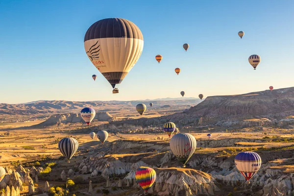 Cappadocia Turquía Julio 2017 Vuelo Globo Aerostático Capadocia Nevsehir Turquía — Foto de Stock