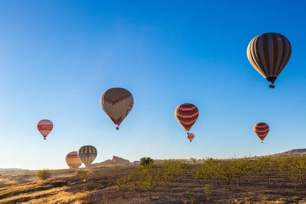 Cappadocia Turquia Julho 2017 Voo Balões Quente Capadócia Nevsehir Turquia — Fotografia de Stock
