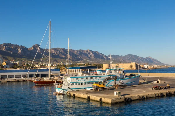 Kirenia Chipre Del Norte Julio 2017 Panorama Del Puerto Kyrenia — Foto de Stock