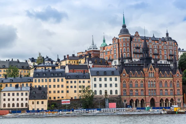 Stockholm Sweden July 2013 Scenic Summer Aerial Panorama Old Town — Stock Photo, Image