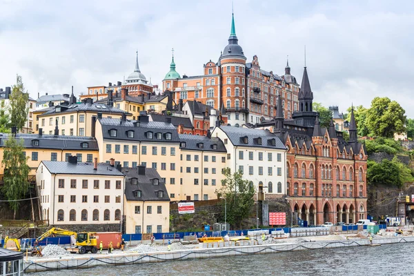 Stockholm Sweden July 2013 Scenic Summer Aerial Panorama Old Town — Stock Photo, Image