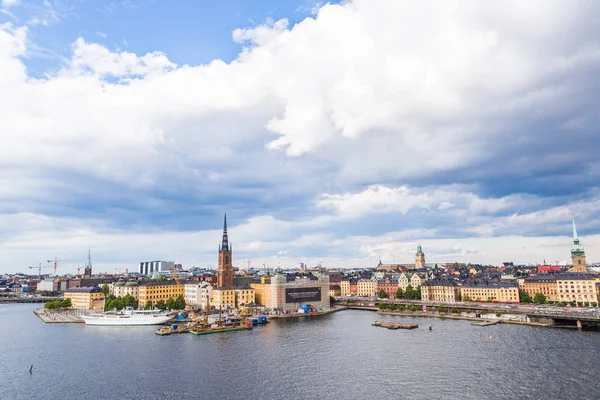 瑞典斯德哥尔摩 2013年7月31日 斯德哥尔摩老城区 瑞典在夏季的一天 — 图库照片