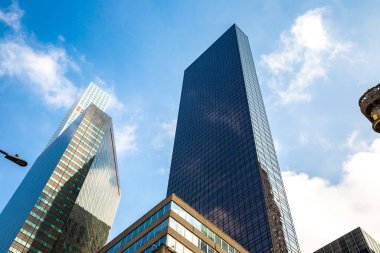 NEW YORK CITY, ABD - 29 Mart 2020: New York 'taki Trump Tower binası, ABD