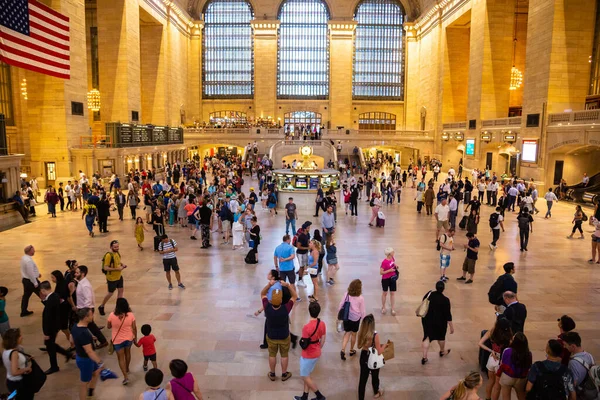 New York City Usa Maart 2020 Grote Hal Grand Central — Stockfoto