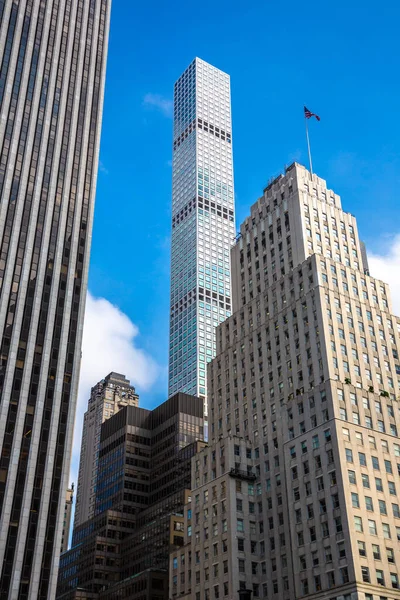 Nova Iorque Cidade Eua Março 2020 432 Park Avenue Condomínios — Fotografia de Stock