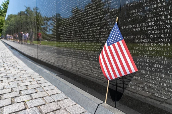 Washington Usa Maart 2020 Vietnam Veterans Memorial Washington Een Zonnige — Stockfoto