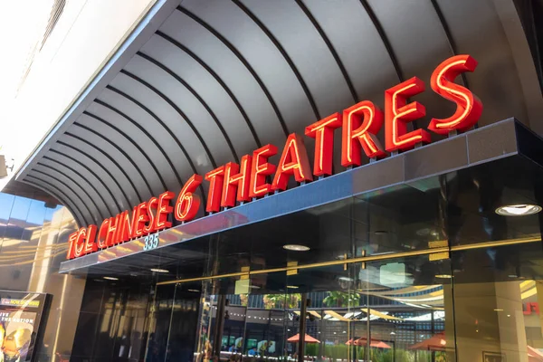 Los Angeles Hollywood Eua Março 2020 Grauman Tcl Chinese Theatre — Fotografia de Stock