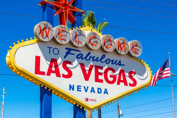 Las Vegas Usa March 2020 Καλωσορίσατε Στο Fabulous Las Vegas — Φωτογραφία Αρχείου