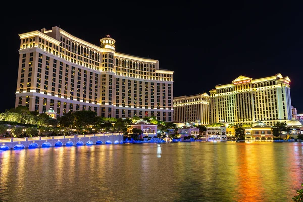Las Vegas Eua Março 2020 Fontes Bellagio Bellagio Hotel Casino Imagem De Stock