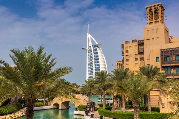 Dubai United Arab Emirates Června 2020 Pohled Hotel Burj Arab — Stock fotografie