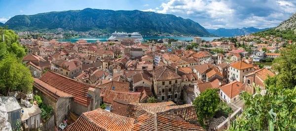 Panorama Města Kotor Krásný Letní Den Černá Hora — Stock fotografie