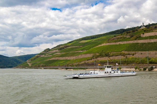 Jermany June 2016 Lembah Rhine Romantis Adalah Daerah Pembuatan Anggur — Stok Foto