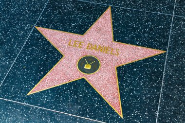 LOS ANGELES, HOLYWOOD, ABD - 29 Mart 2020: Lee Daniels Los Angeles, Kaliforniya 'da Hollywood Şöhret Yolu' nda yıldızı