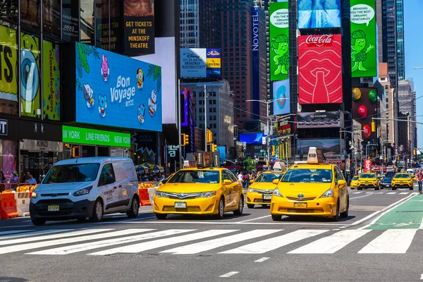 New York City Usa März 2020 Times Square Ist Ein — Stockfoto