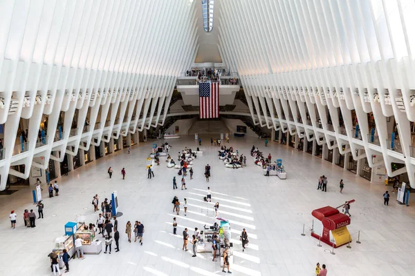 New York City Usa March 2020 Oculus Transportation Hub World — Stock Photo, Image