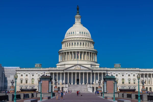 Washington Usa Március 2020 Egyesült Államok Capitol Épülete Egy Nyári — Stock Fotó