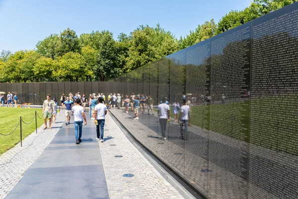 Washington Usa Maart 2020 Vietnam Veterans Memorial Washington Een Zonnige — Stockfoto
