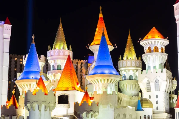 Las Vegas Usa March 2020 Excalibur Hotel Casino Night Las — 스톡 사진