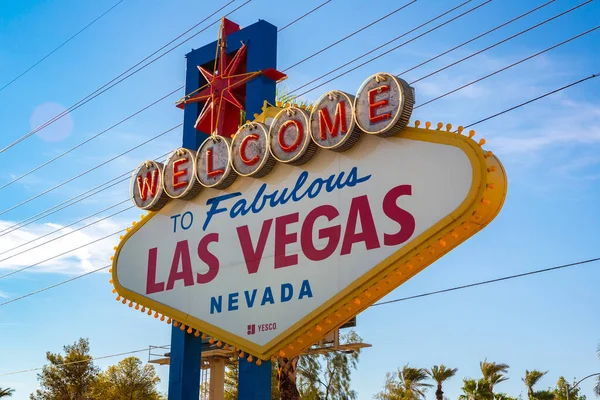 Las Vegas Usa Maart 2020 Welkom Bij Fabulous Las Vegas — Stockfoto