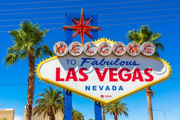 Las Vegas Usa March 2020 Καλωσορίσατε Στο Fabulous Las Vegas — Φωτογραφία Αρχείου