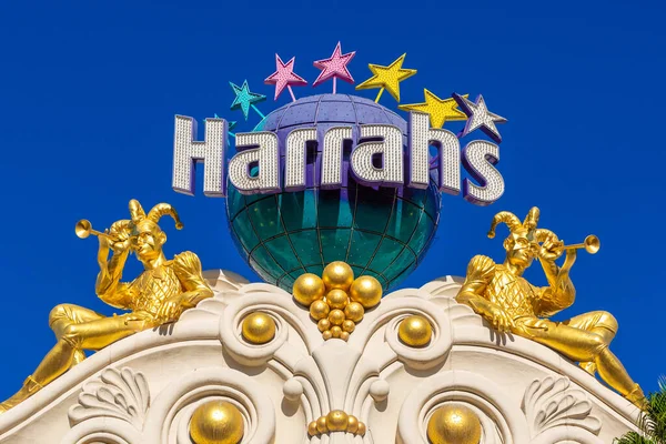 stock image LAS VEGAS, USA - MARCH 29, 2020: Harrah's Hotel and Casino in Las Vegas, Nevada, USA