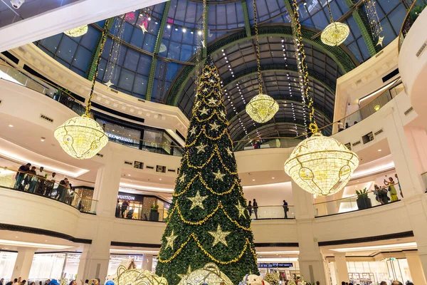 Dubai Verenigde Arabische Emiraten December 2019 Kerstboom Dubai Verenigde Arabische — Stockfoto