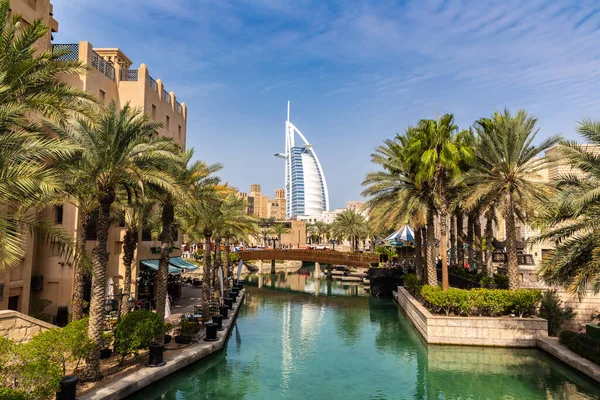 Dubai United Arab Emirates Januari 2020 Bekijk Burj Arab Hotel — Stockfoto