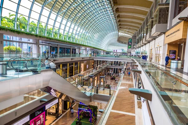 Singapore Singapore Febbraio 2020 Interno Negozi Boutique Shoppes Marina Bay — Foto Stock
